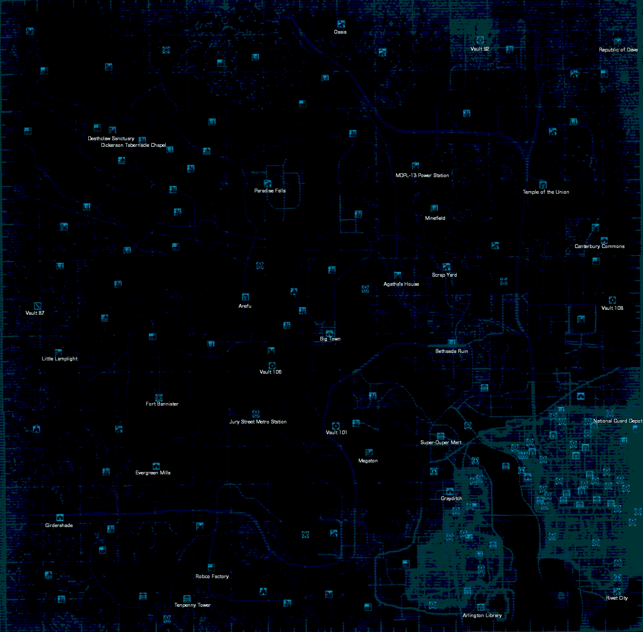 Satellite map fallout 4 satellite world фото 103